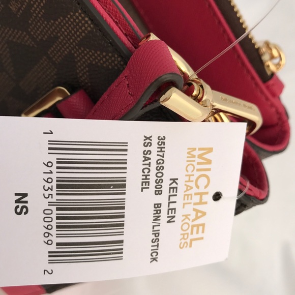 Michael Kors Kellen XS Satchel Lipstick Pink - Picture 7 of 8